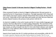 China Canad Trade